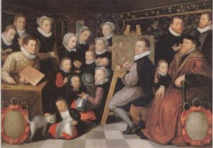 VEEN, Otto van Surrounded by His Household (mk05) oil painting picture